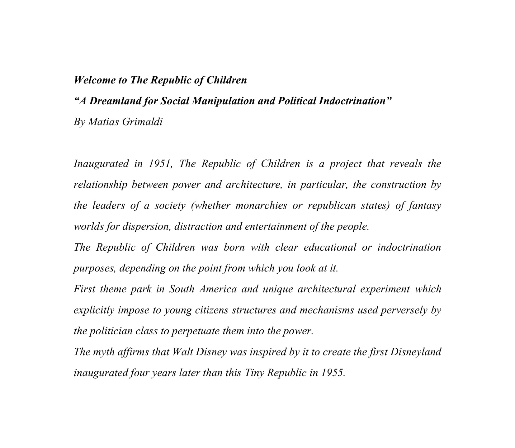 The Republic of Children (Web Edition)-2-1